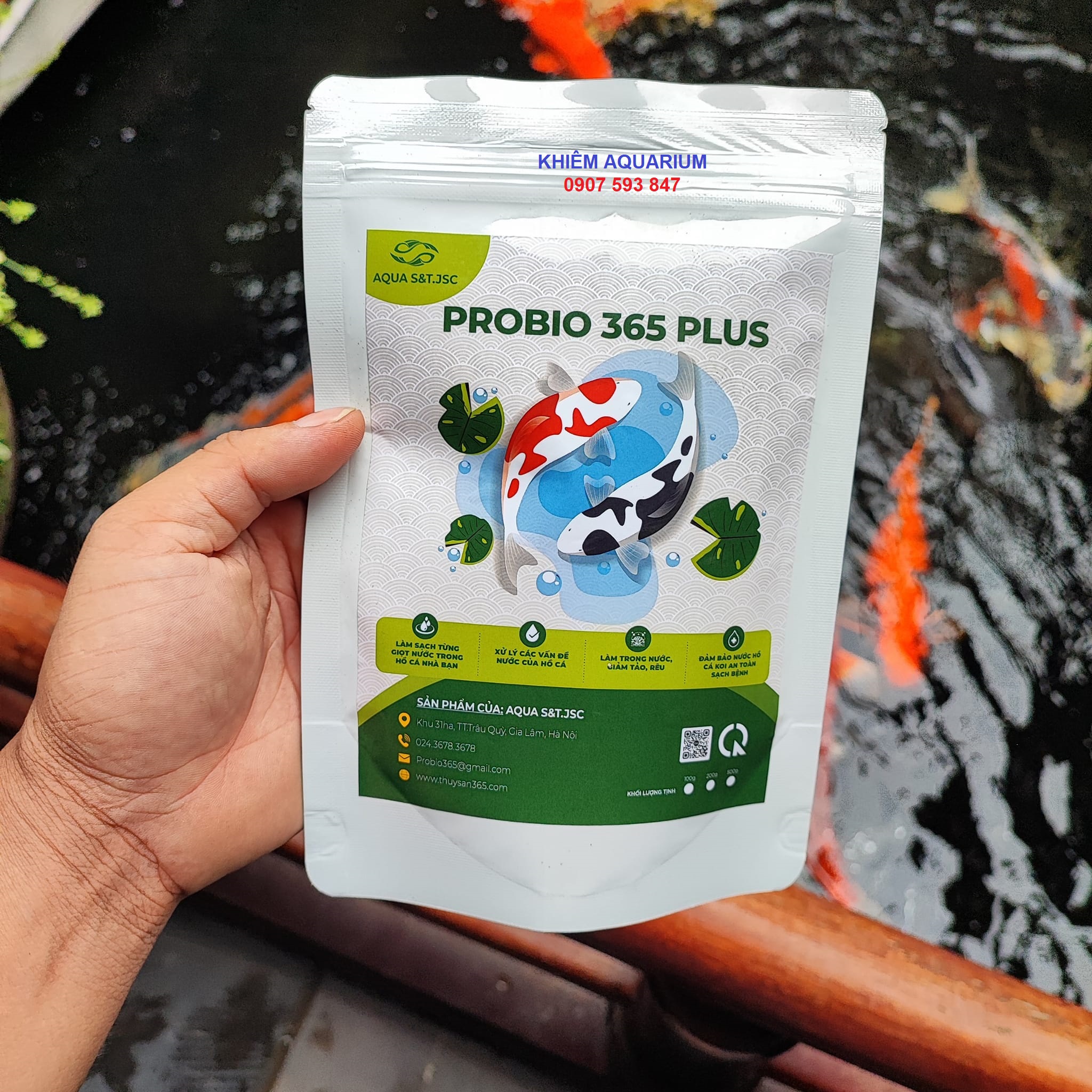 MEN VI SINH CHO CÁ CẢNH