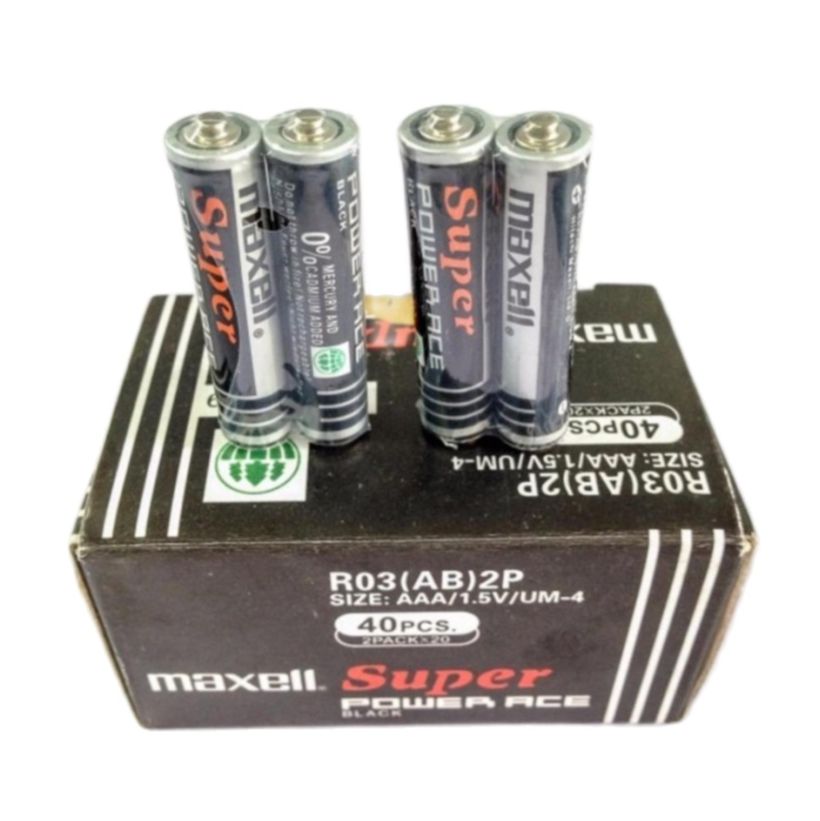 Set 2 viên pin tiểu nhỏ Maxell AAA (3A)