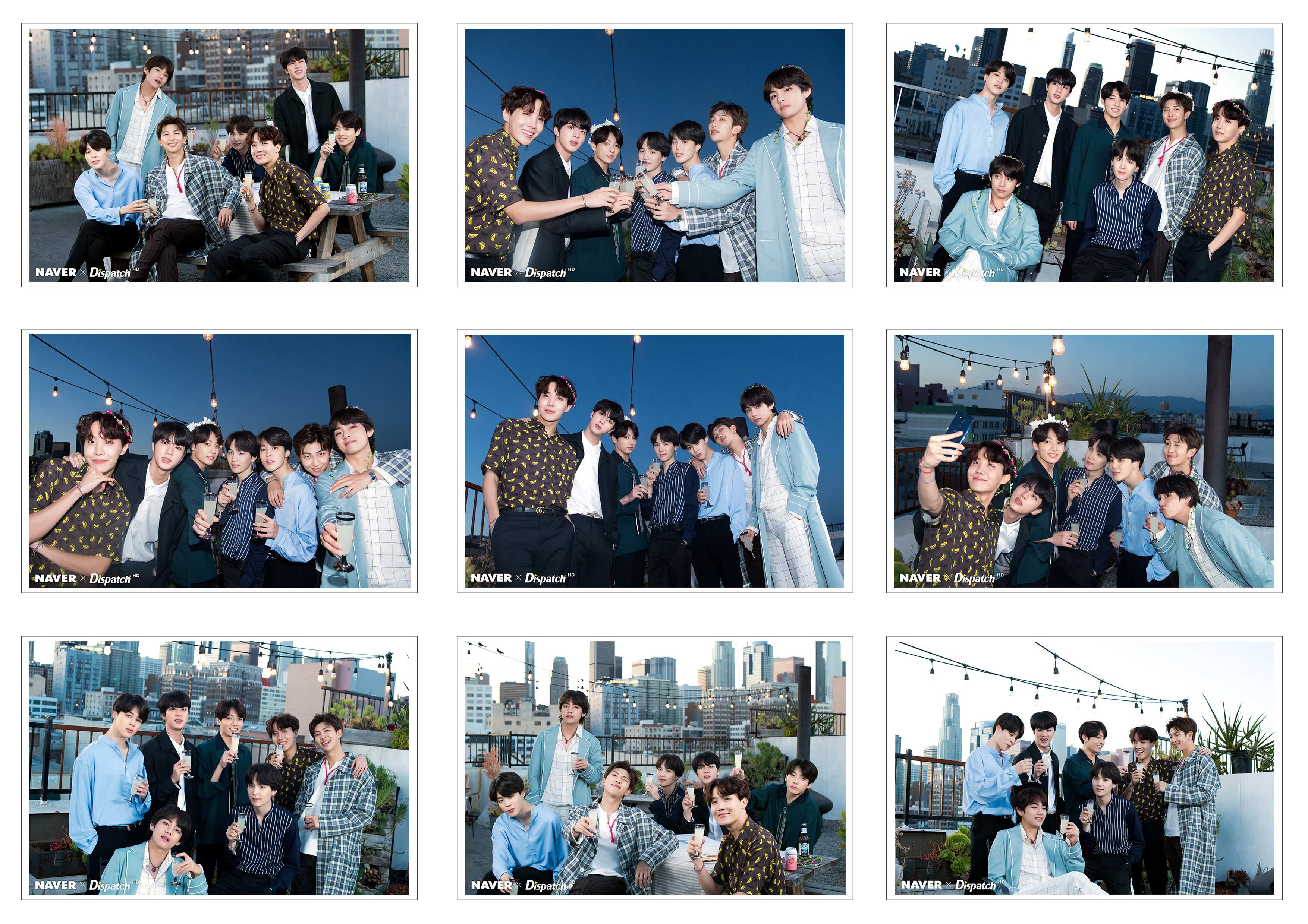 Lomo Card 72 Ảnh BTS - 5th anni