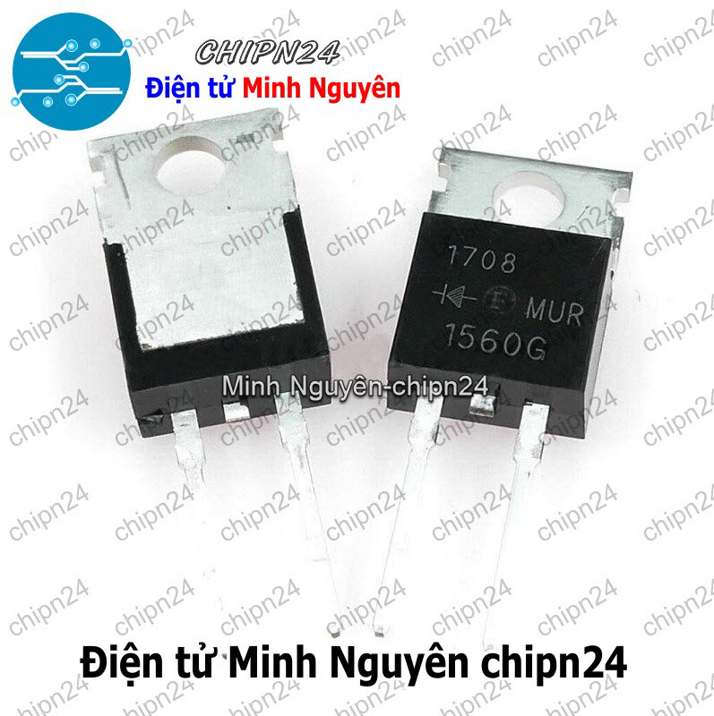 [2 con] (DIP) Diode MUR1560 TO-220 15A 600V (MUR1560G MUR 1560) [Diode Schottky] - HH001495