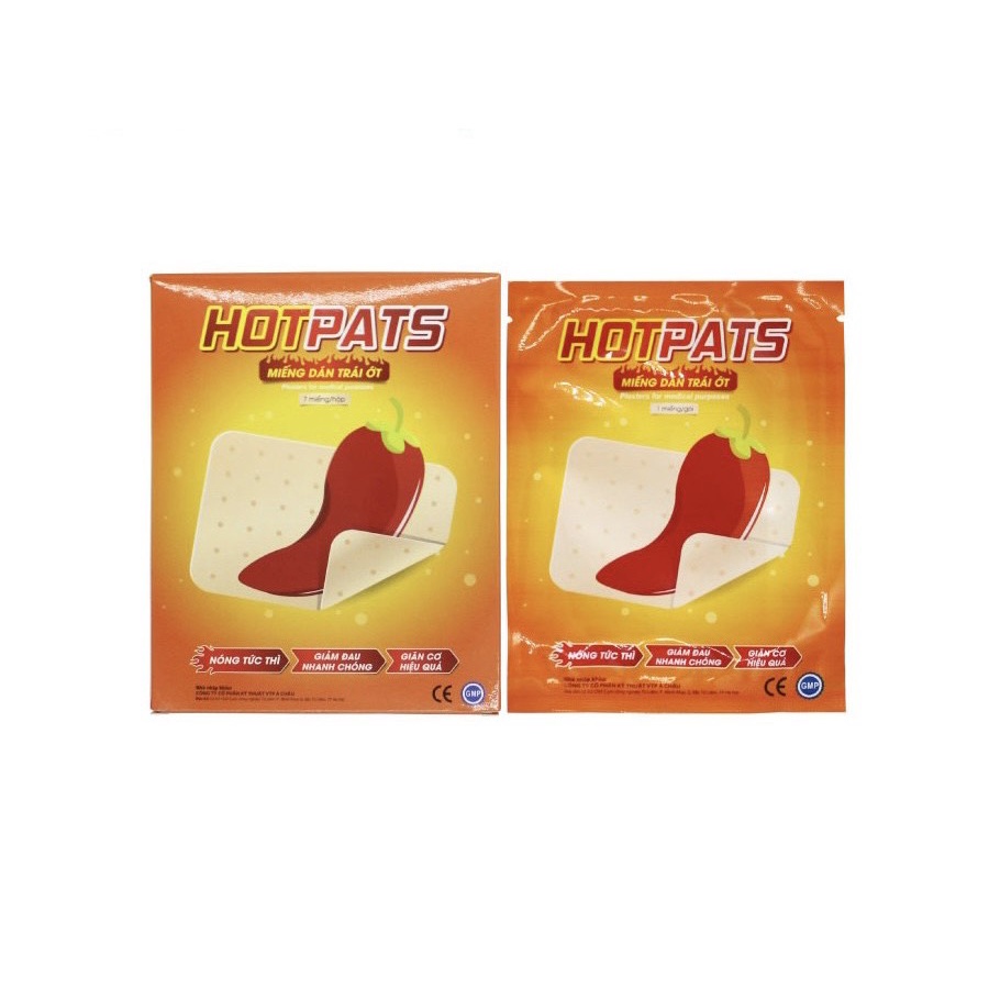Miếng Dán Trái Ớt Hotpats Hộp 7 Miếng