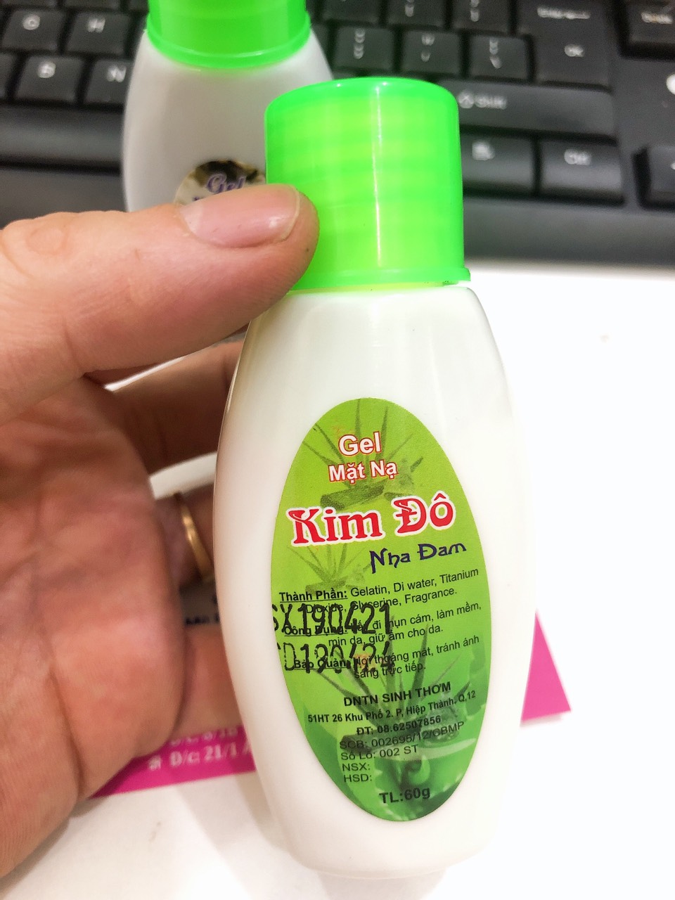 Gel lột mụn Kim Đô chai 60g