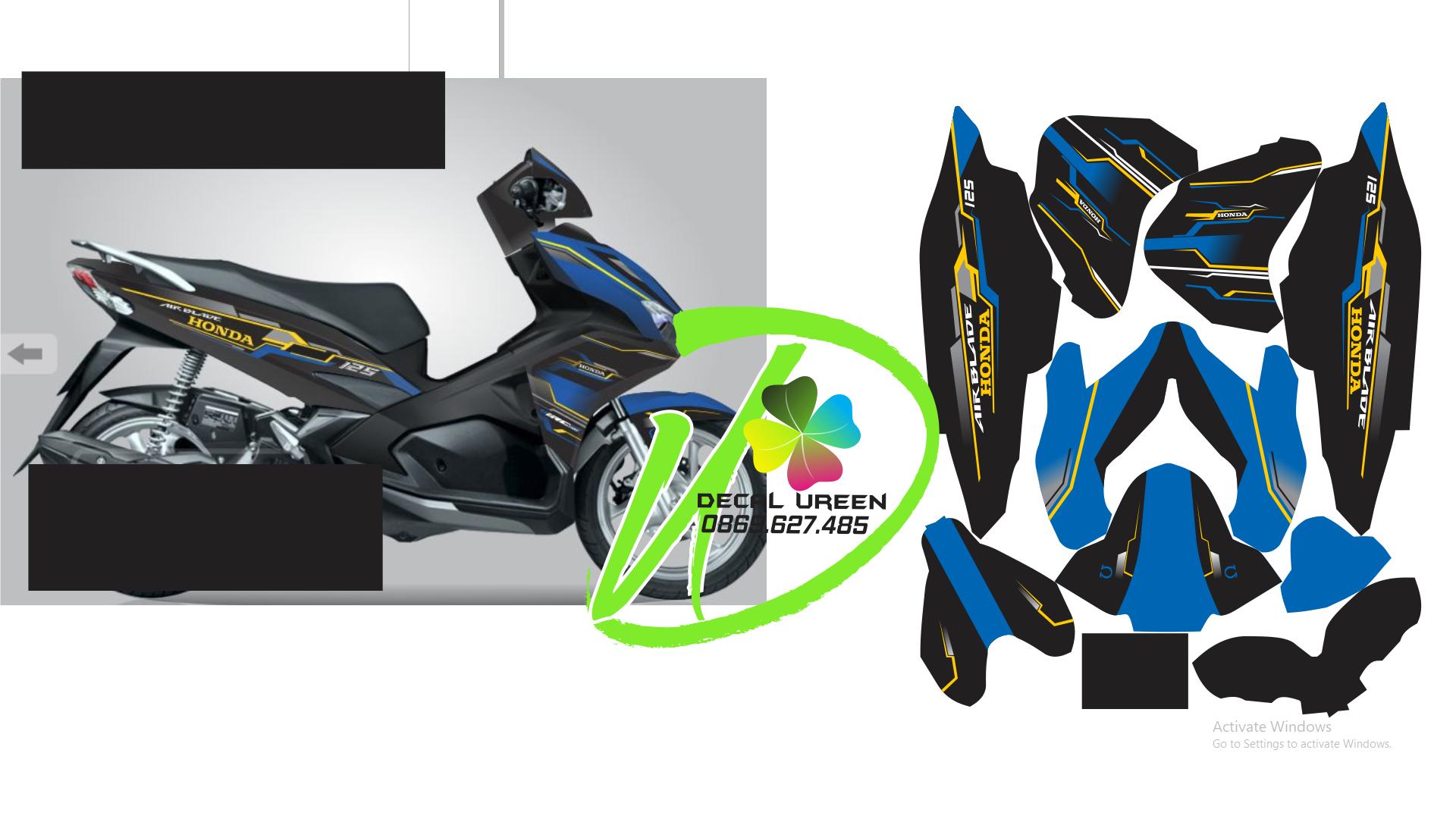 TEM TRÙM  AB 2020( chuyển được sang tất cả đời xe ab khác, khách ghi chú gửi shop nhé )