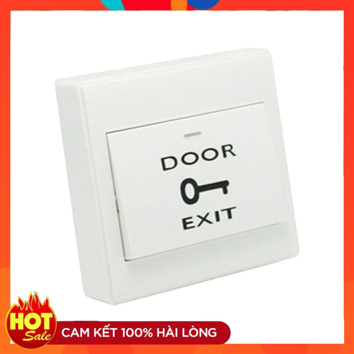 Nút exit nhựa mở cửa (đế nổi)