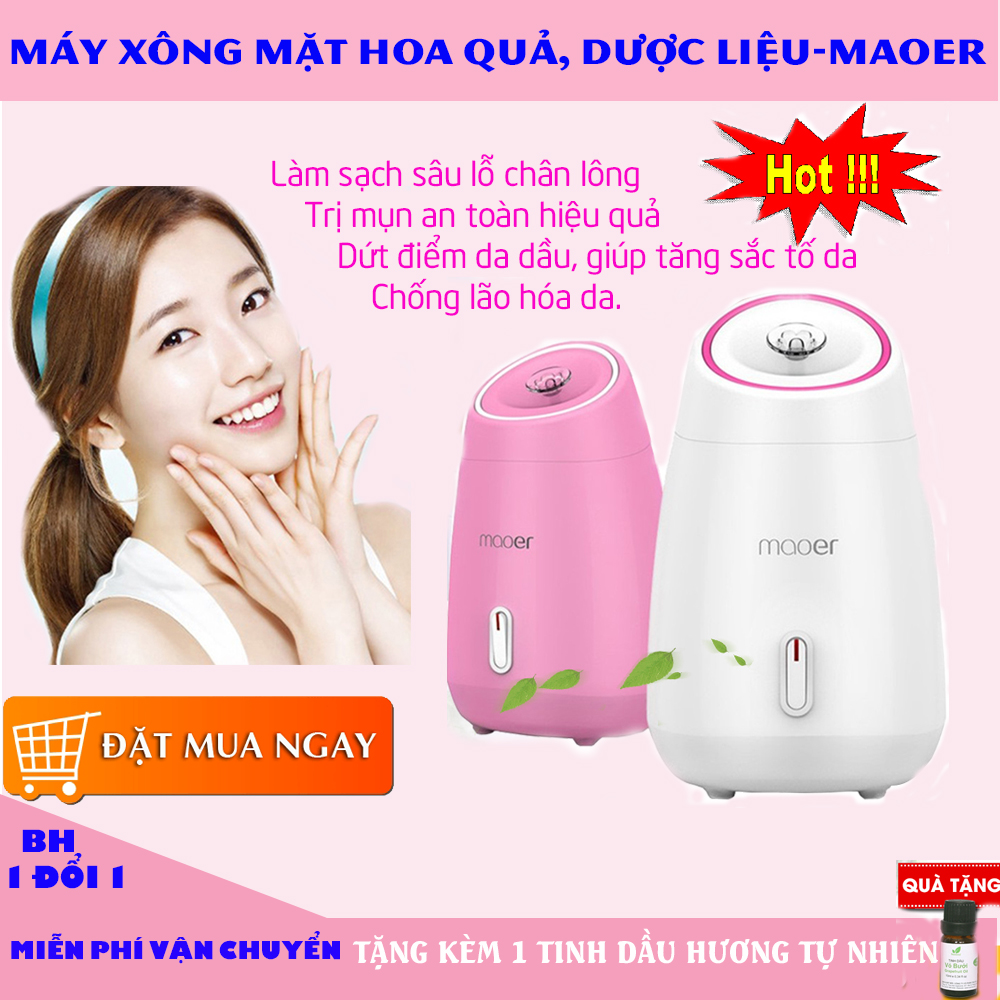 Máy Xông Mặt May Xong Da Mat Máy Xông Hơi Mặt Máy Xông Hơi Mặt Mini. Máy Xông Hơi Mặt Hoa Quả Maoer Giúpthải Độc Cho Da Làm Sạch Da Mặt Se Khít Lỗ Chân Lông Điều Tiết Bã Nhờn Kích Thích Tuần Hoàn Máu .Bảo Hành 1 Đổi 1.