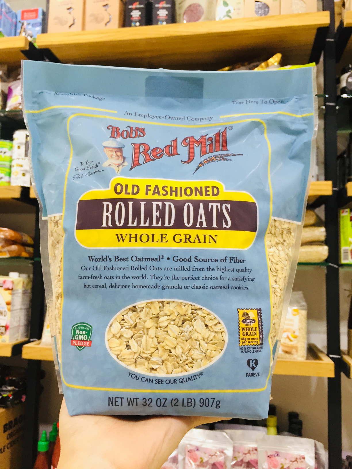 Date 01/28 Medium Rolled Oats Rolled Oats Regular Bob Red Mill 907g