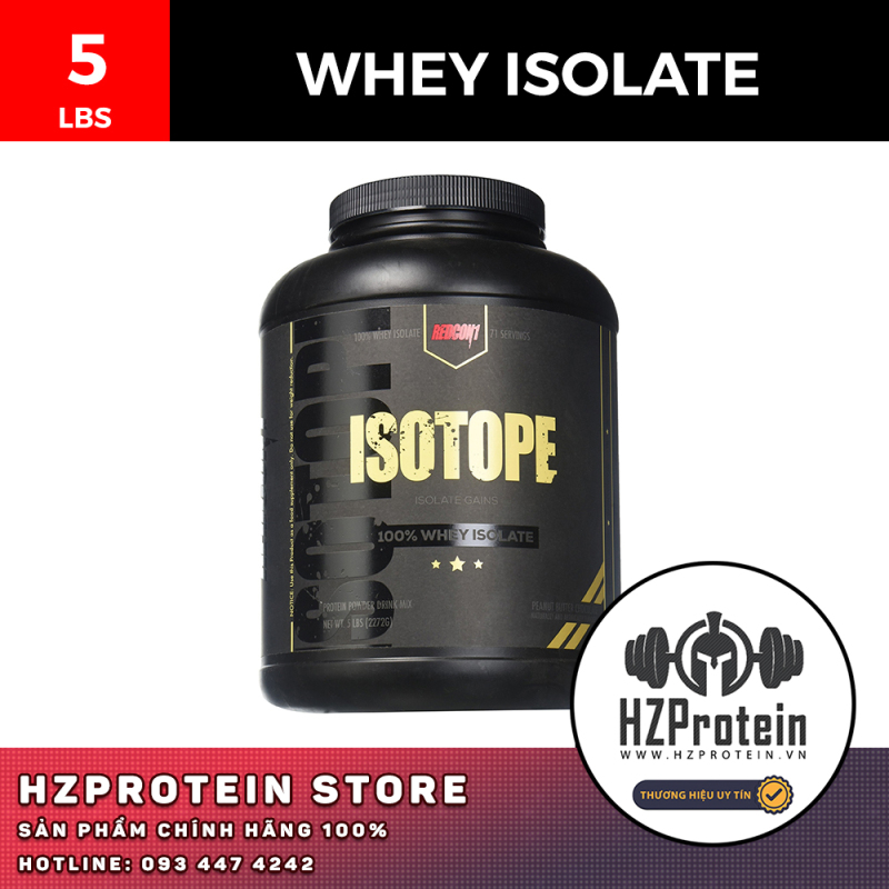 REDCON1 ISOTOPE WHEY PROTEIN ISOLATE, SỮA BỔ SUNG PROTEIN TĂNG CƠ (5 LBS)