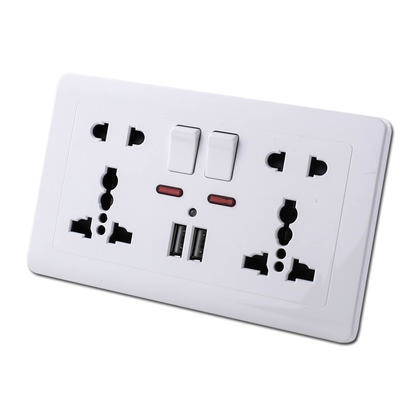 Ổ cắm âm tường 2 cổng USB