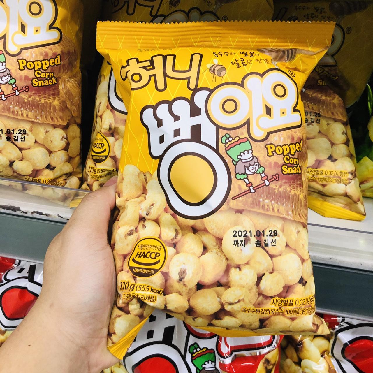 Bỏng Ngô Mật Ong Hàn Quốc 110g