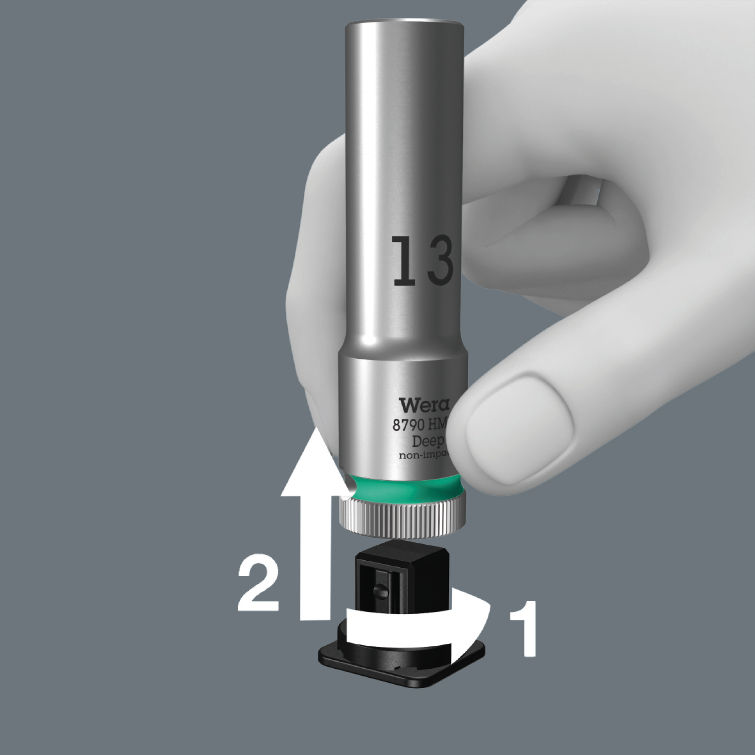 Belt A Deep 1 socket set Wera 05004525001