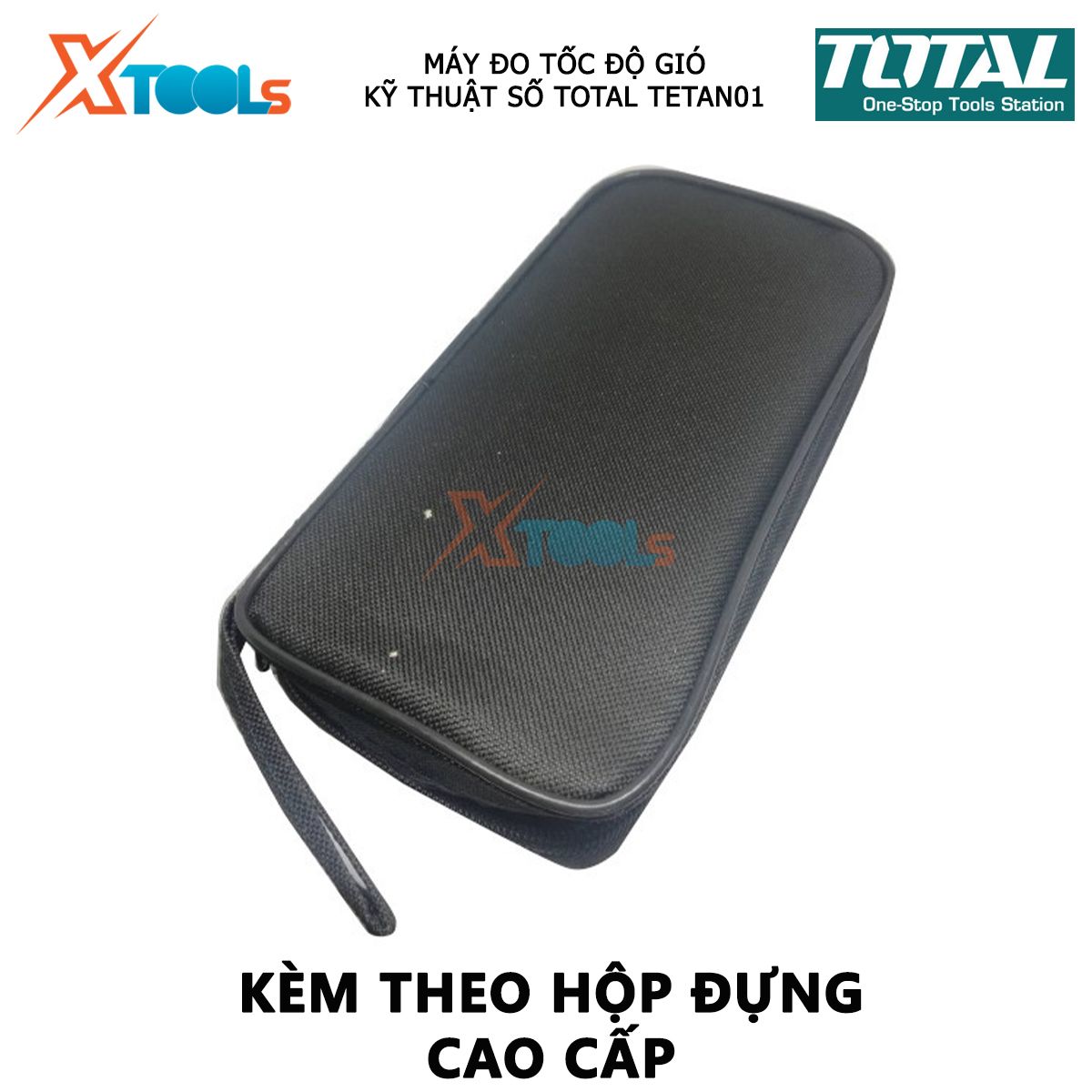 Máy đo tốc độ gió kỹ thuật số TOTAL TETAN01 | thiết bị đo lưu lượng gió Chức năng đèn nền, Với chức năng thông báo chỉ số pin mức thấp đo tốc độ và áp suất của gió [CHÍNH HÃNG][XTOOLs]