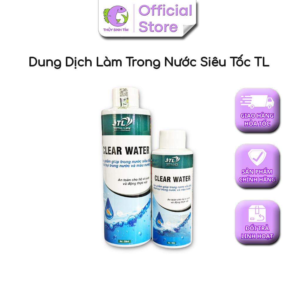 Dung Dịch Làm Trong Nước Siêu Tốc - Clear Water TL