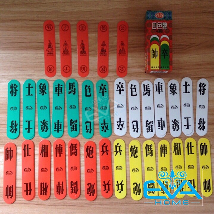 [HCM]Bộ Bài Tứ Sắc Lớn 112 Lá Tròn Bầu