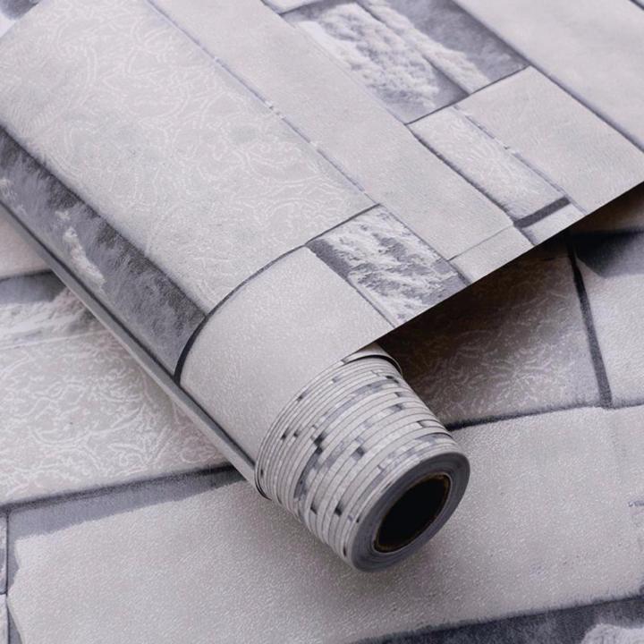 5M Giấy Dán Tường - Decal dán tường - Gạch Trắng-HPMWallpaper
