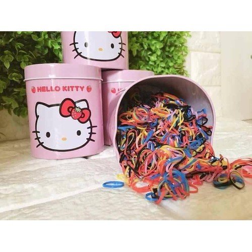 Hộp Chun Buộc Tóc Kitty cho bé