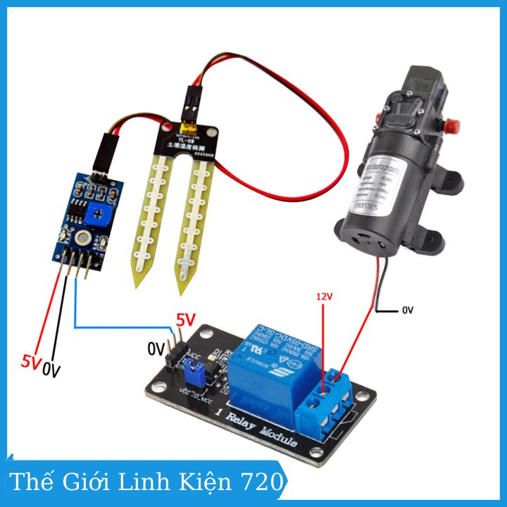 Module cảm biến đo độ ẩm trong đất