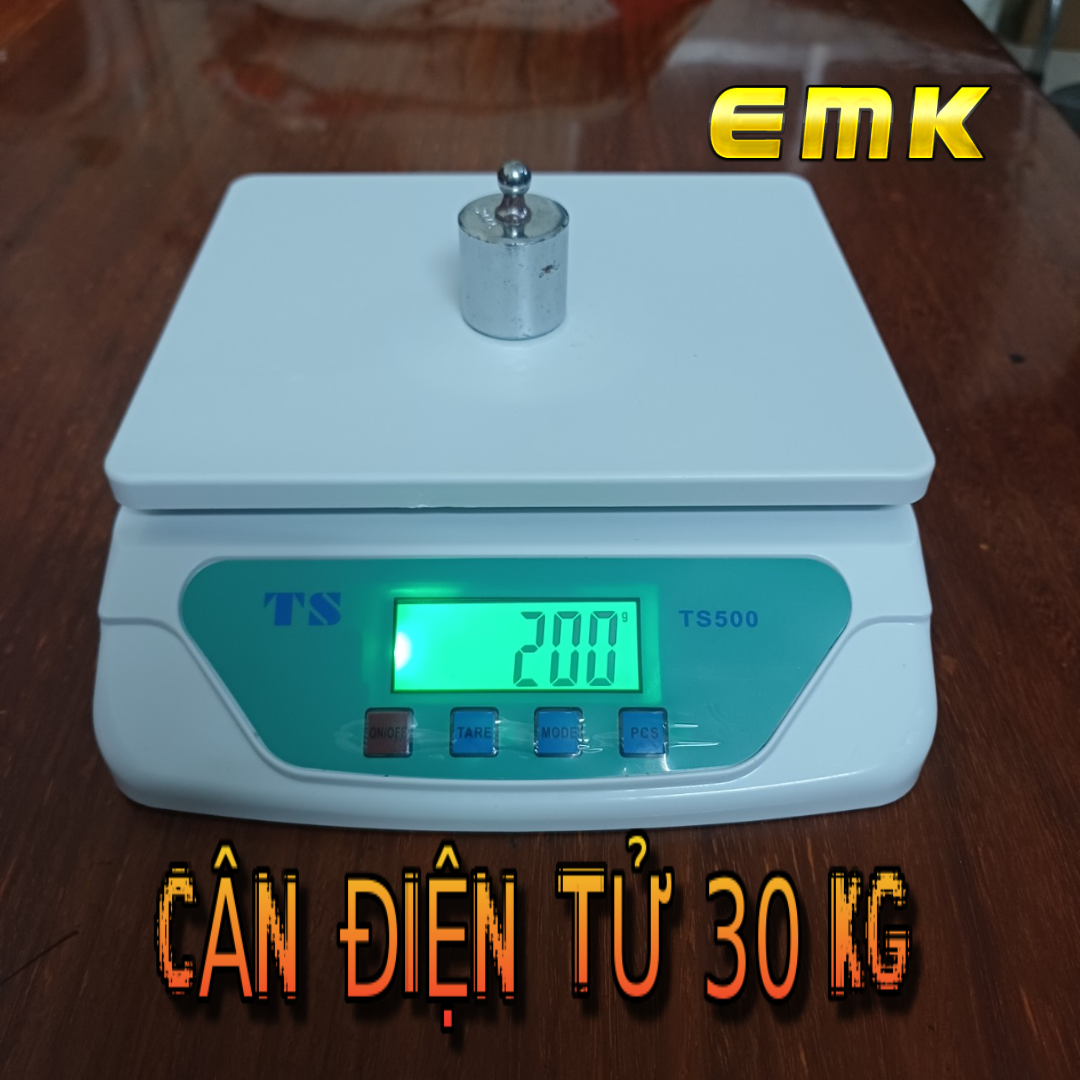 CÂN ĐIỆN TỬ TS-500-30KG/1G [HÀNG LOẠI 1]