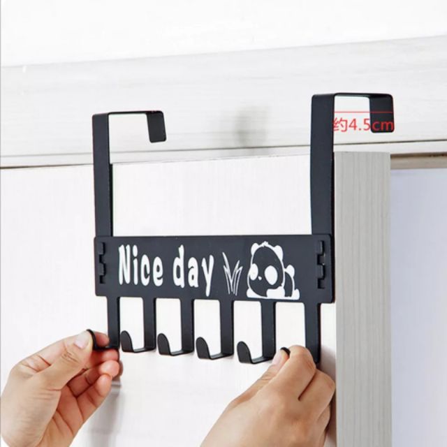 Móc Sắt Treo Đồ Sau Cửa Nice Day Tiện Lợi
