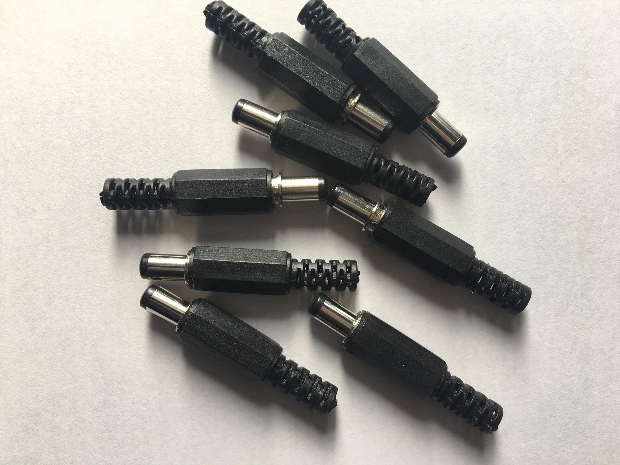 10 JACK nguồn tròn đực 5.5-2.1mm
