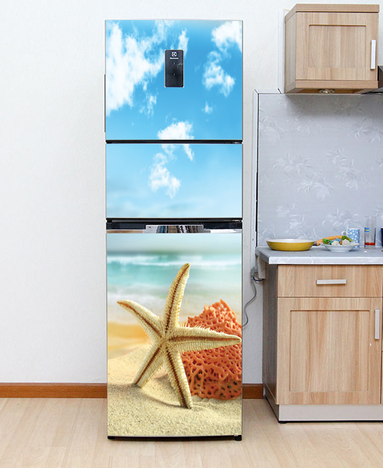 [HCM]DECAL DÁN TRANG TRÍ TỦ LẠNH SAO BIỂN