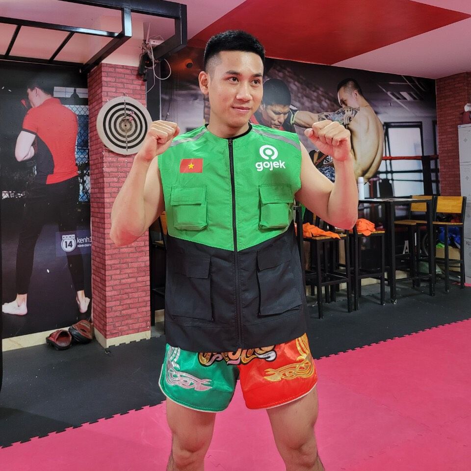 Áo Gojek Ghile khỉ 3 lỗ