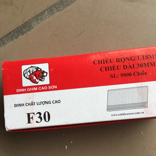 Đinh bắn gỗ f15 f20 f25 f30 f40 f50 5000 đinh trên hộp