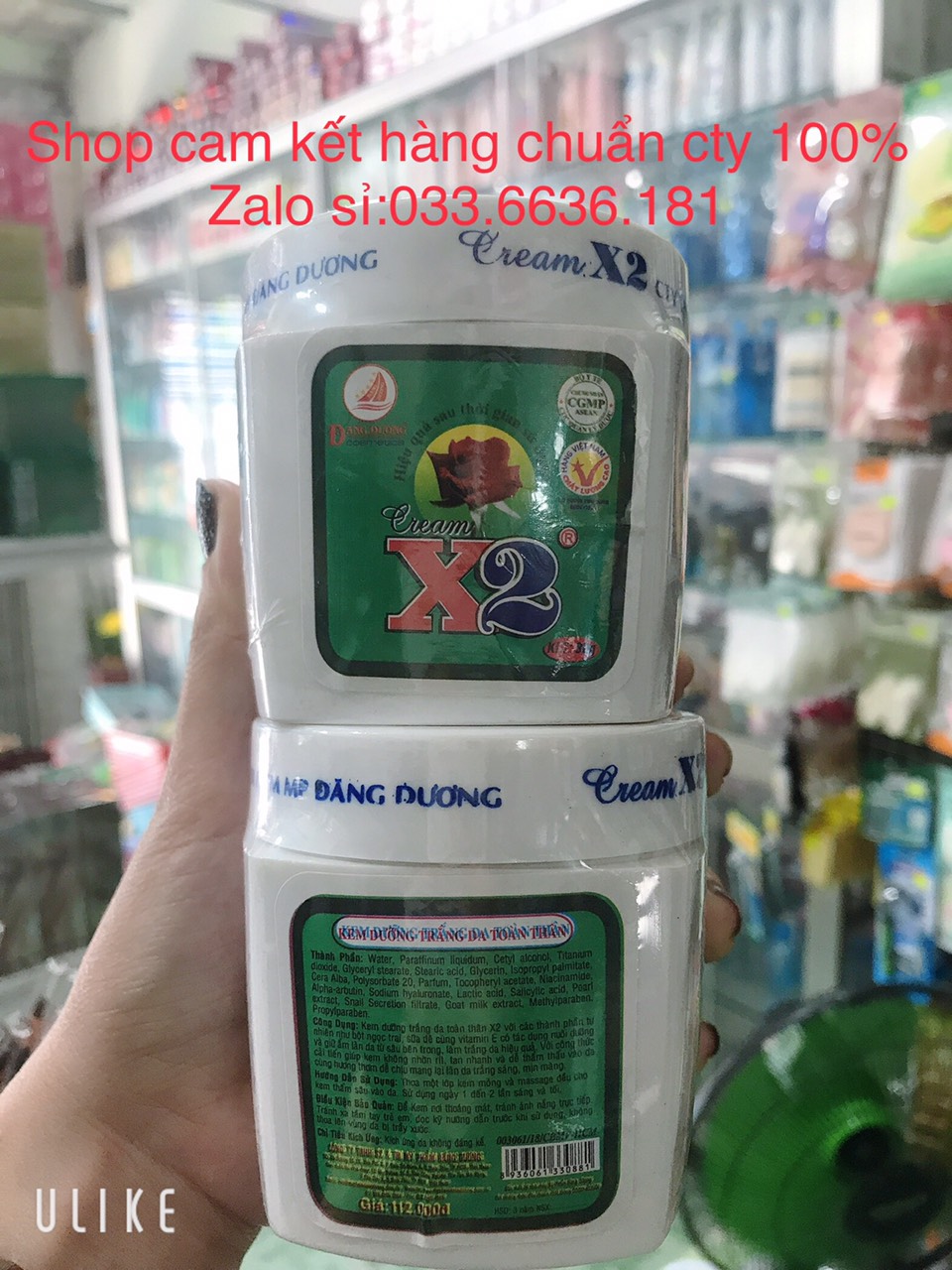[ chuẩn hàng cty 100%] kem x2 trắng da toàn thân body 80g