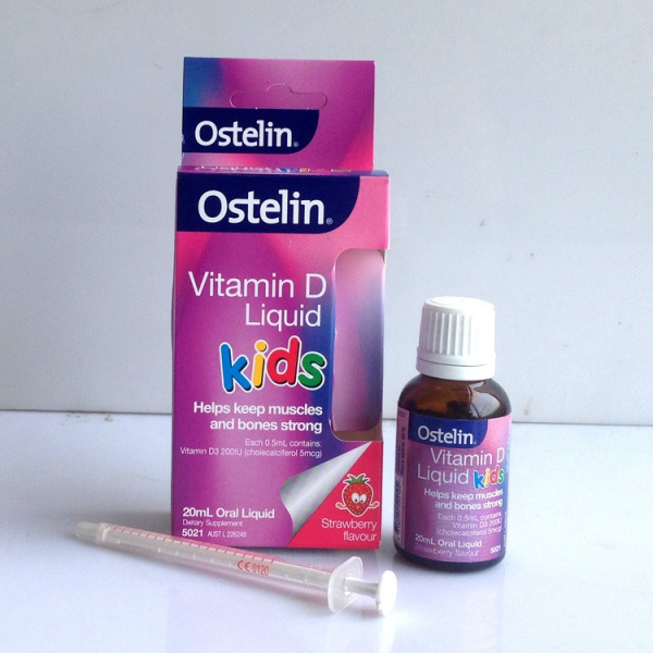 HCMThực phẩm bổ sung Vitamin D3 dạng nước cho bé của Úc Ostelin Kids