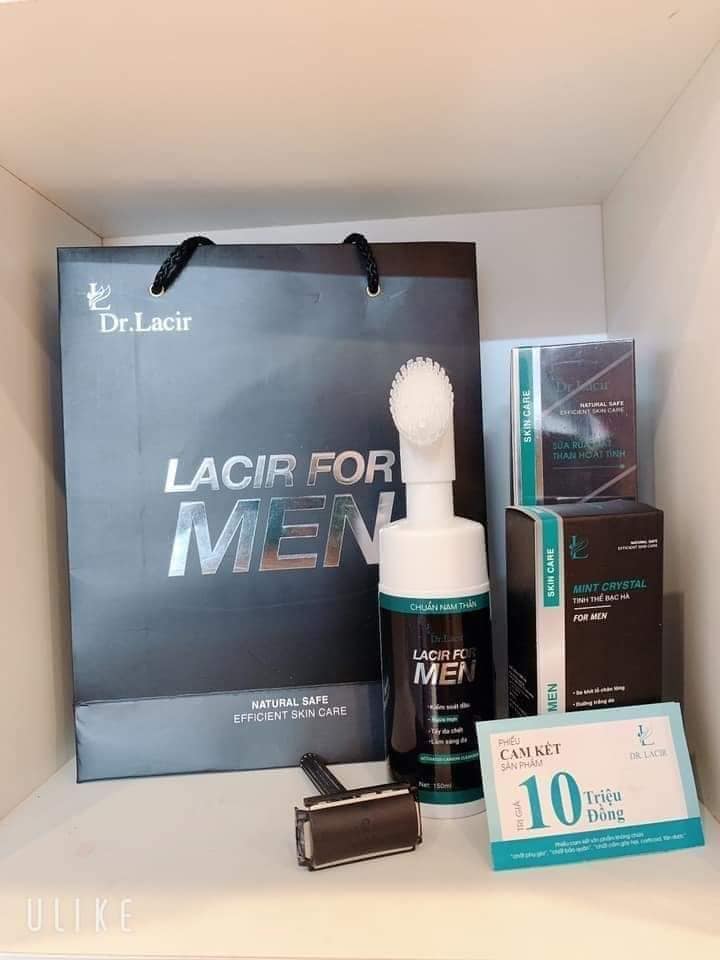 [HCM]Sữa Rửa Mặt Dành Cho Nam Lacir For Men 150ml (Lamer Care - Dr. Lacir)