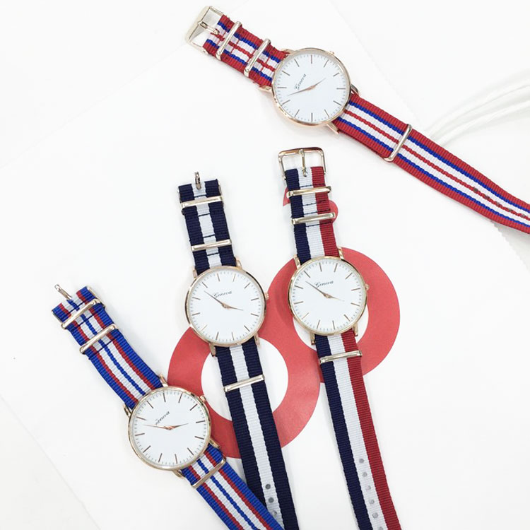 Geneva fabric women watches
