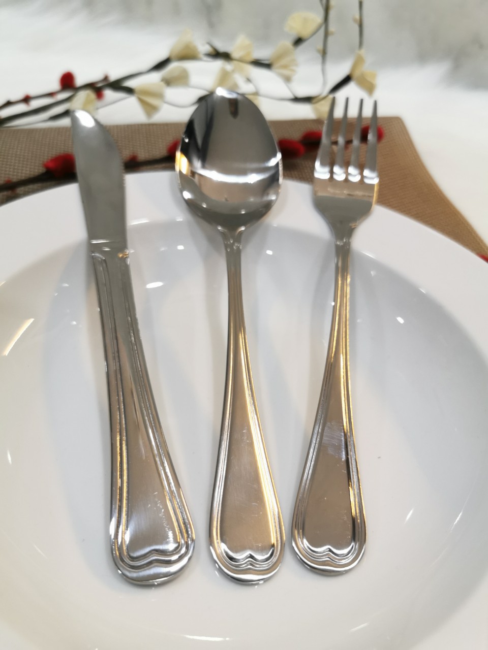 Bộ dao muỗng nĩa inox 304 hình tim
