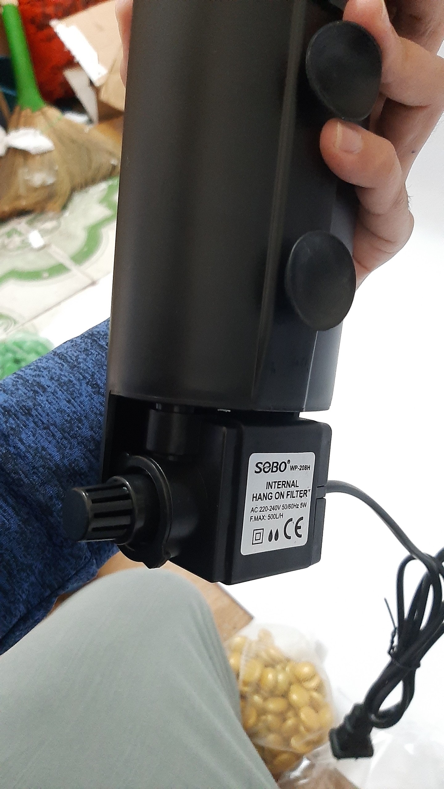 Lọc thác cho bể rùa, bể cá Sobo WP-208H