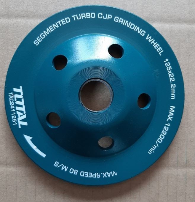 125mm Chén mài đá bê tông Total TAC2411251