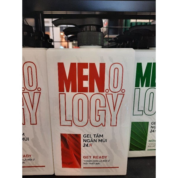 Gel tắm men.o.logy ngăn mùi 24h get ready/move forward/ take chance 630ml