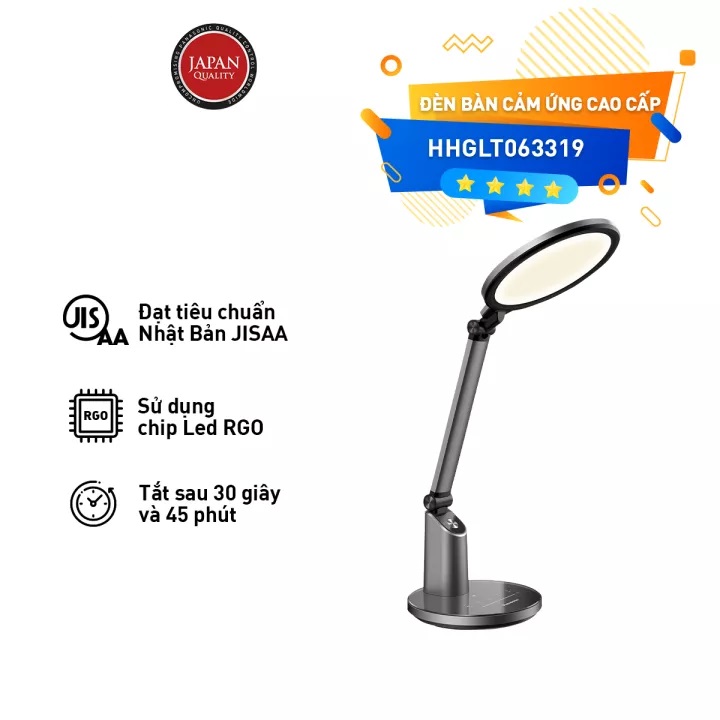Đèn bàn cảm ứng panasonic hhglt063319 màu đen