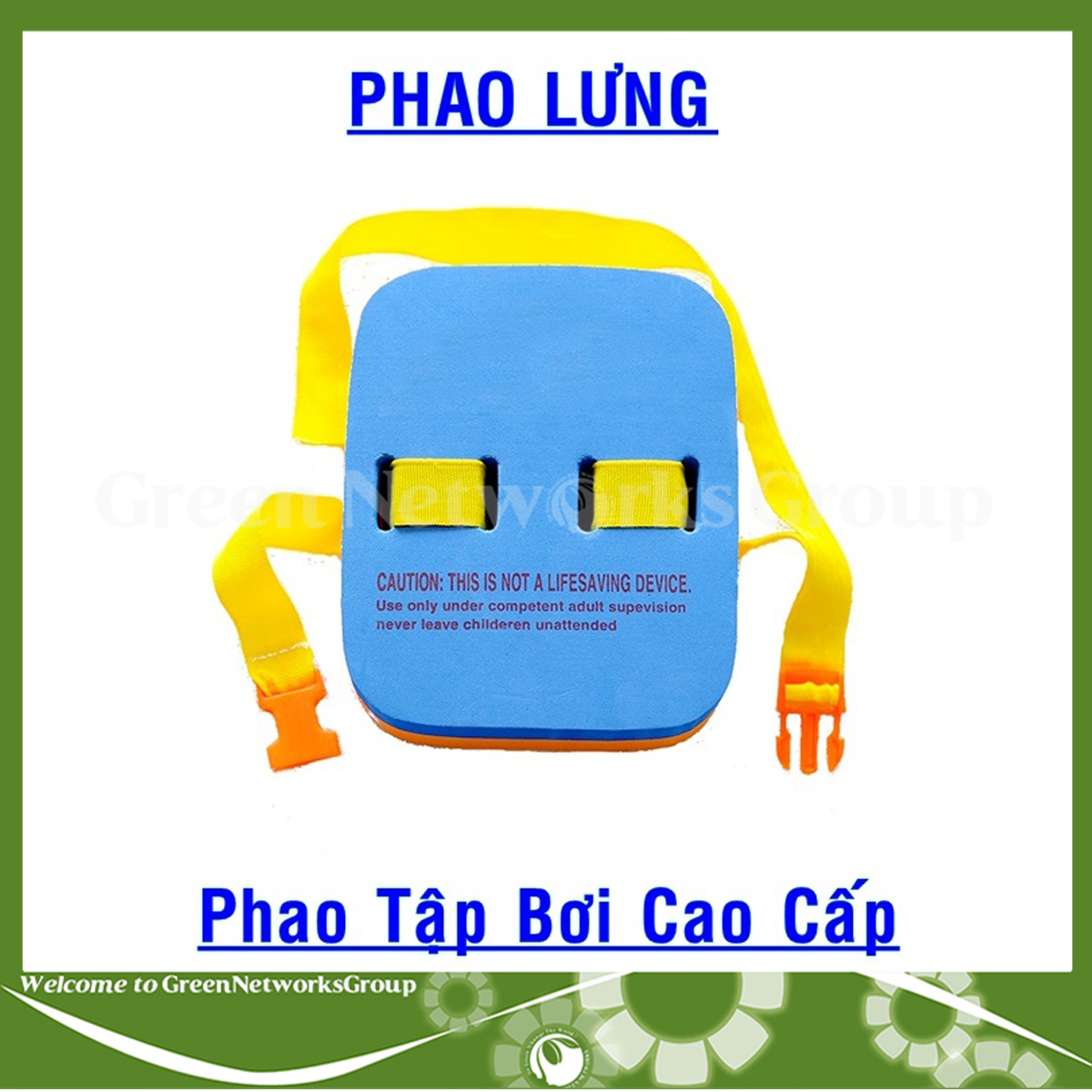 Phao Lưng Tập Bơi Cho Bé Greennetworks