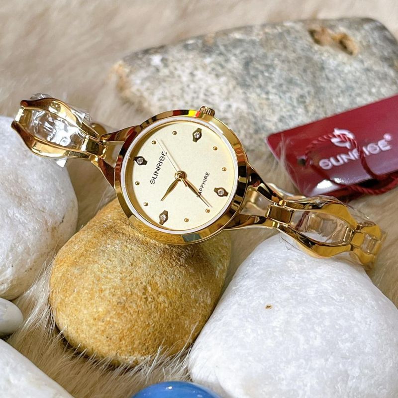 [HCM]Đồng hồ nữ siêu mỏng Sunrise SL720SWA Fullbox hãng kính Sapphire chống xước