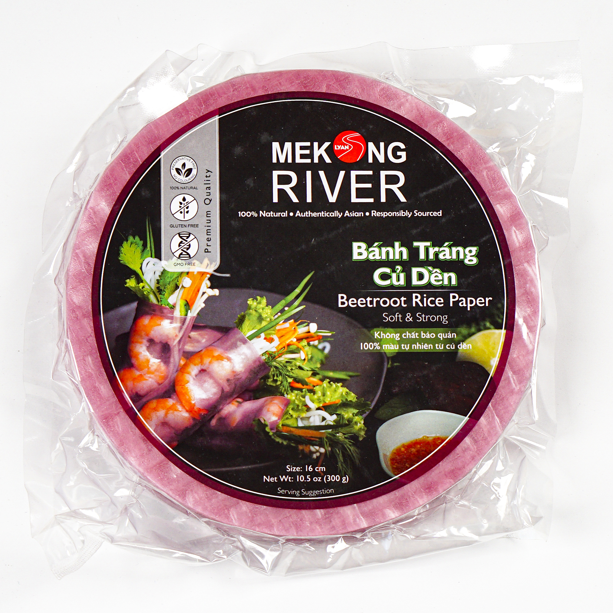 Bánh Tráng Mekong River Củ Dền 16cm
