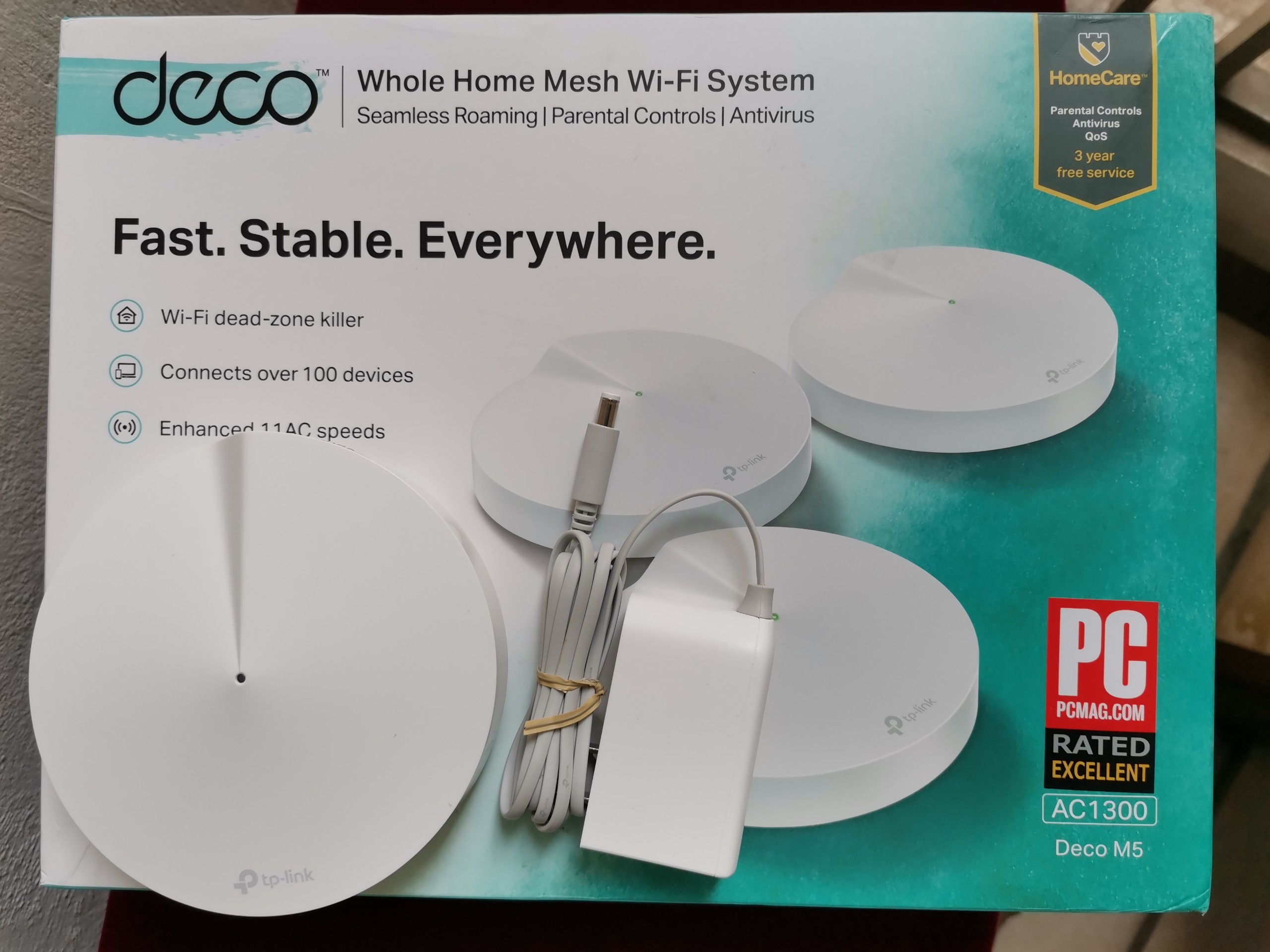 Đã sử dụng - Bộ phát Wifi Mesh TP-Link Deco M5