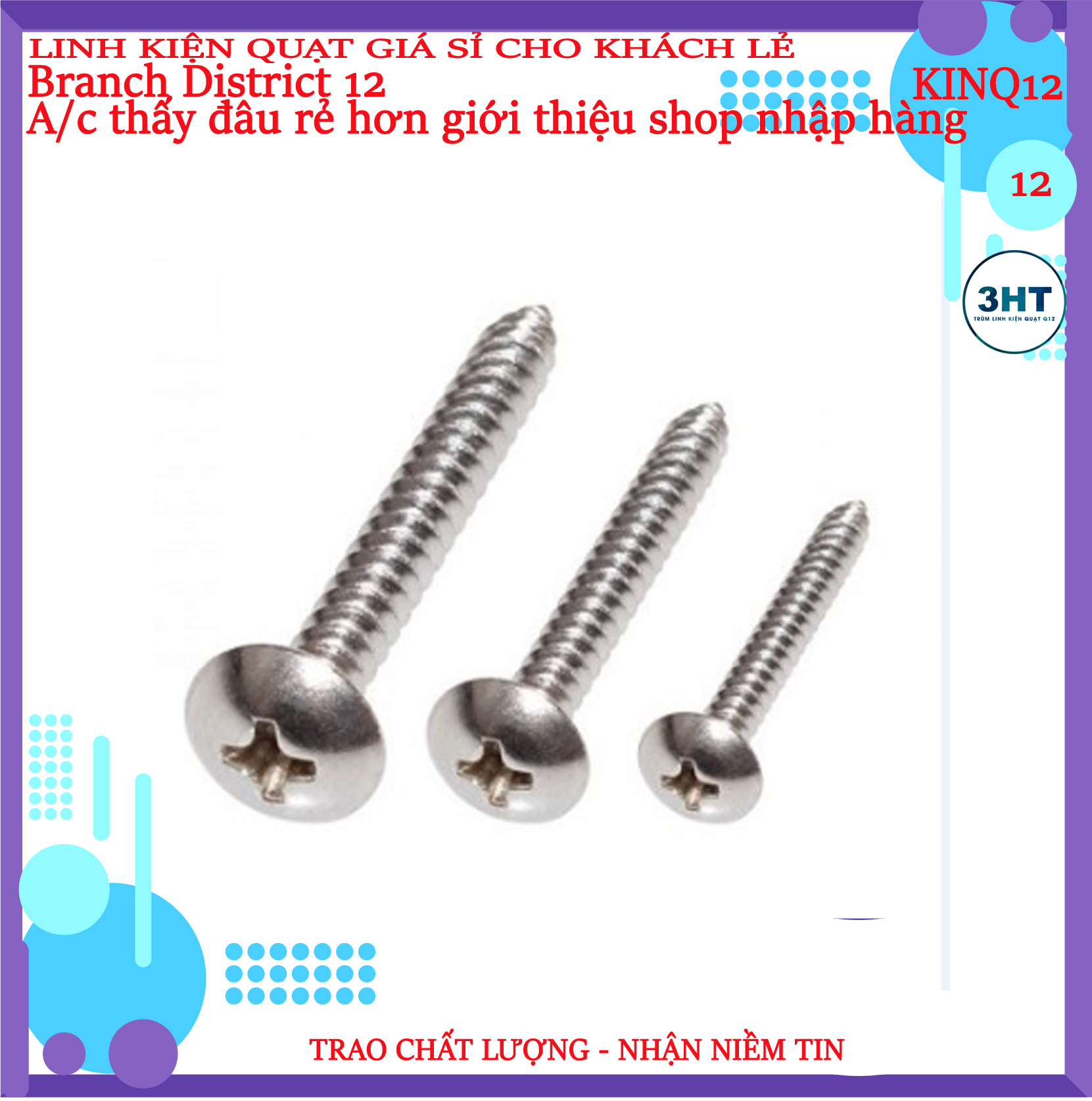 100g vít gỗ đầu dù 4 cạnh