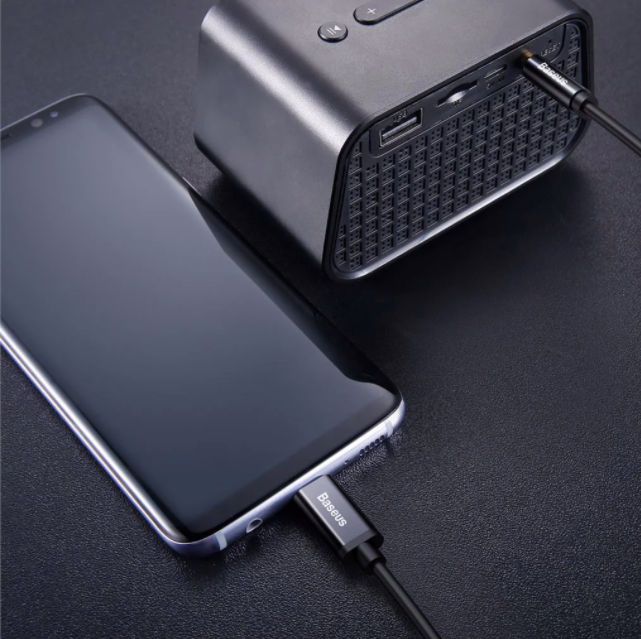 Cáp Chuyển Audio Type C sang 3.5 AUX BASEUS M01