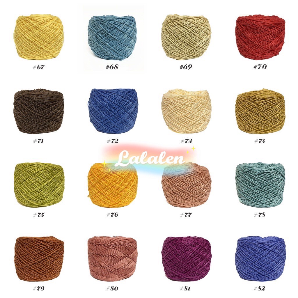 Sợi Cotton Việt Nam Cuộn 100gr (Mã 51-98)