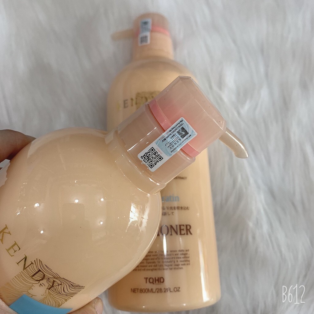 Cặp Dầu Gội Xả Nhật Kendy Dưỡng Sinh Cao Cấp 800ml