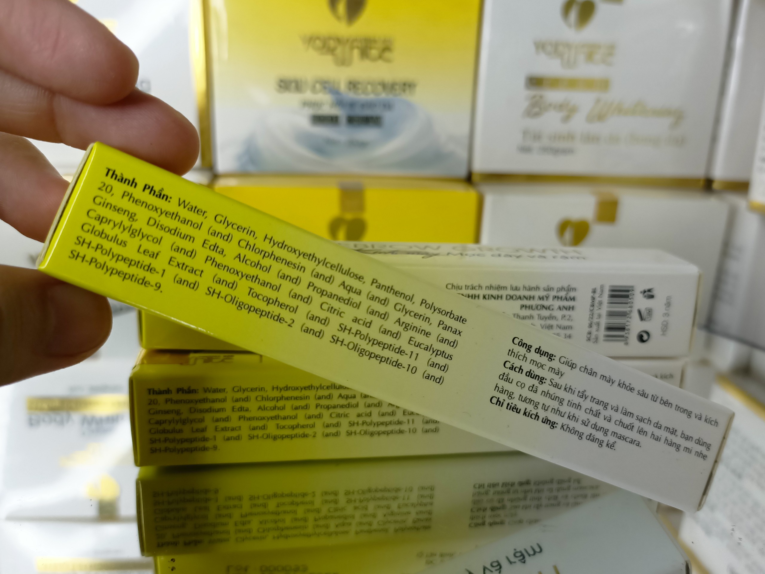 [Hàng chuẩn] Serum Dưỡng mày EyeBrow Growth Yody White Phương Anh