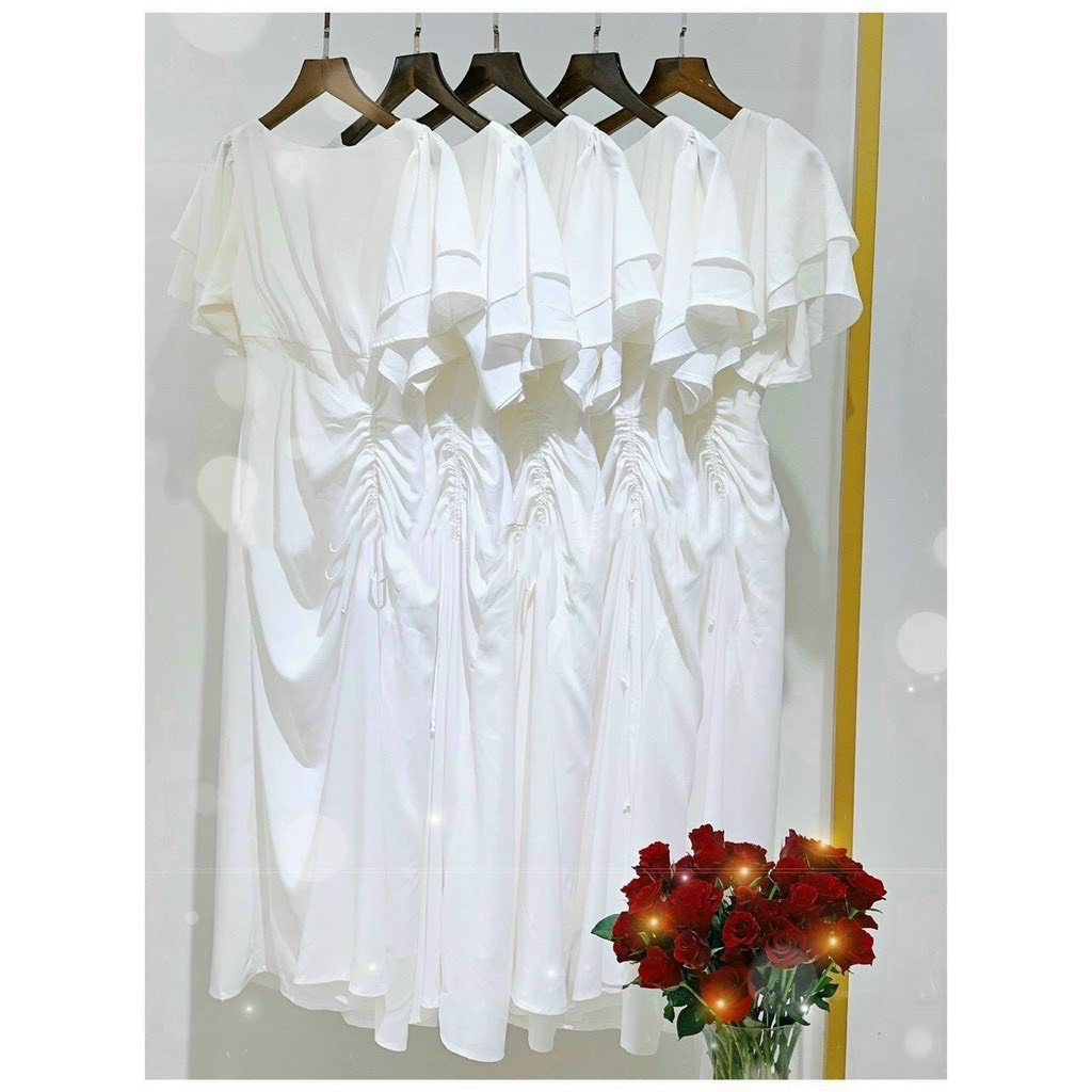 [HCM]ĐẦM MAXI CÁT HÀN PHỐI NÚT SIÊU DUYÊN DÁNG