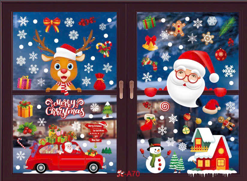 ( 003) Decal trang trí tường Noel