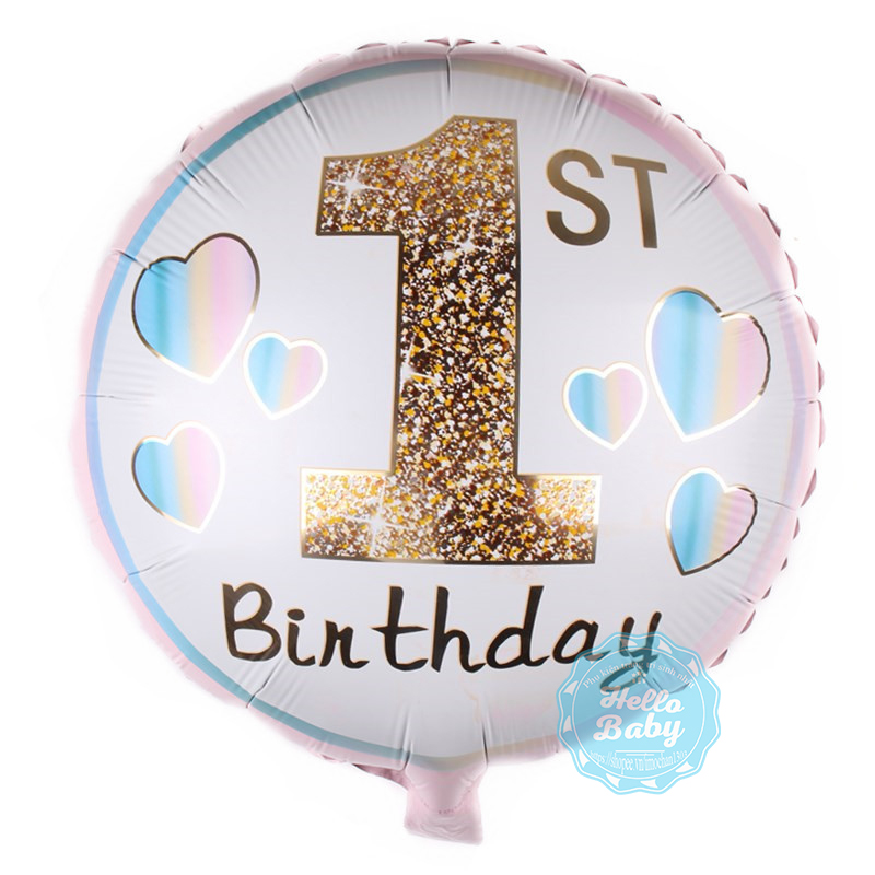 Ball decoration birthday 1st, baby 1 year old (more model)