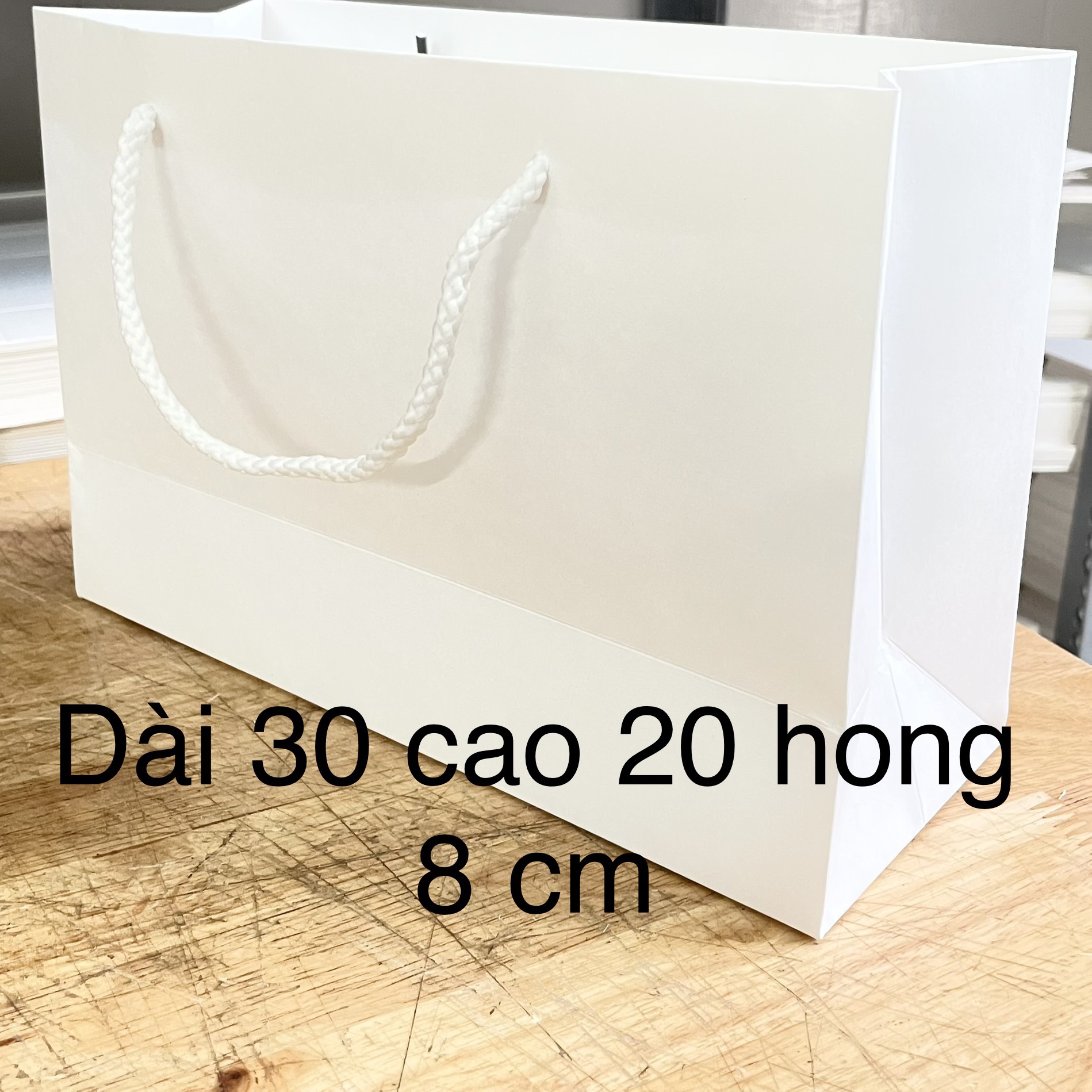 Túi giấy kraft Nhật đựng quà combo 10 túi