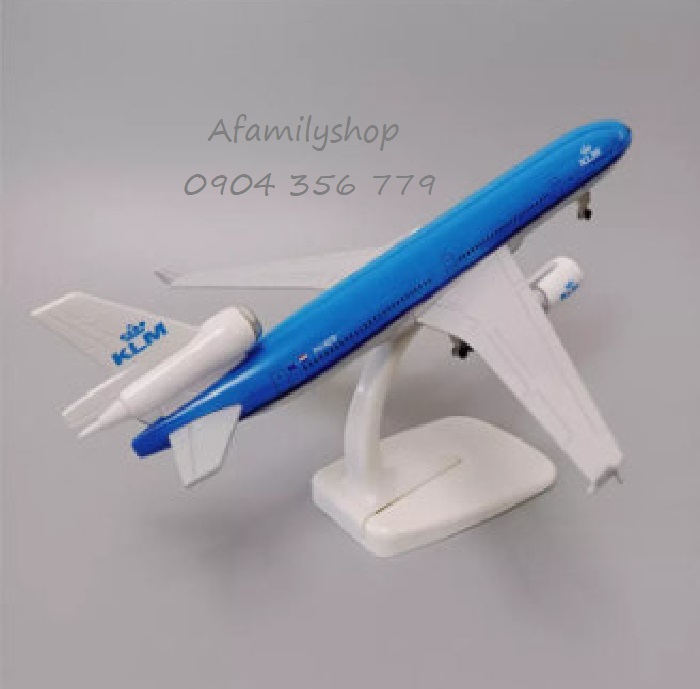 Mô hình máy bay KLM MD-11 20cm có bánh xe