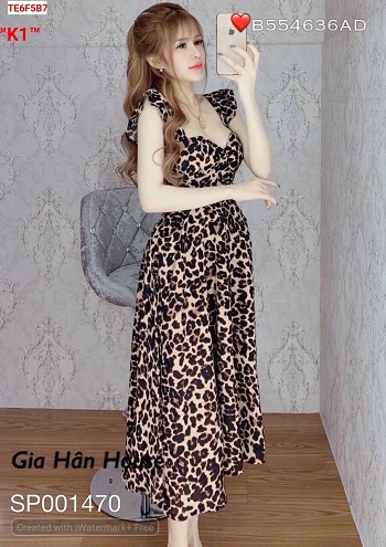 [HCM]ĐẦM MAXI DA BEO